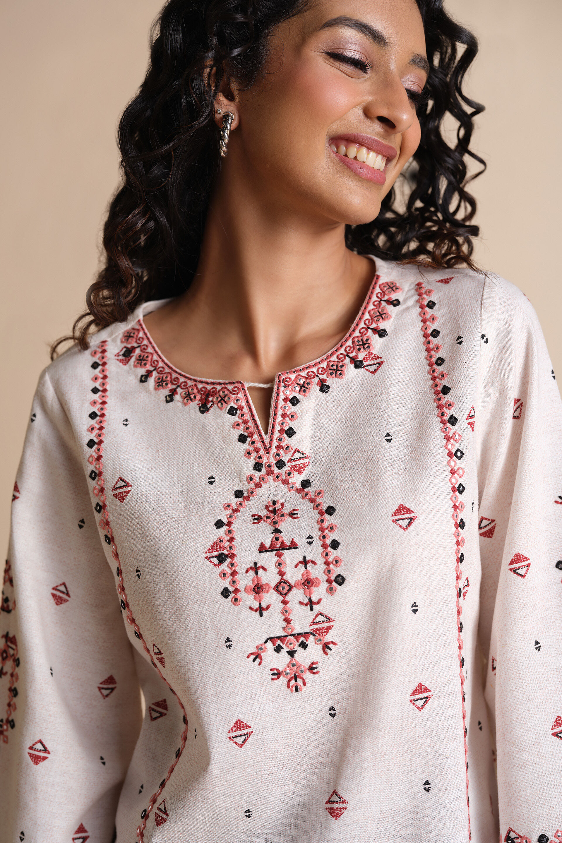 Safed Ishq Top, Off White, image 5